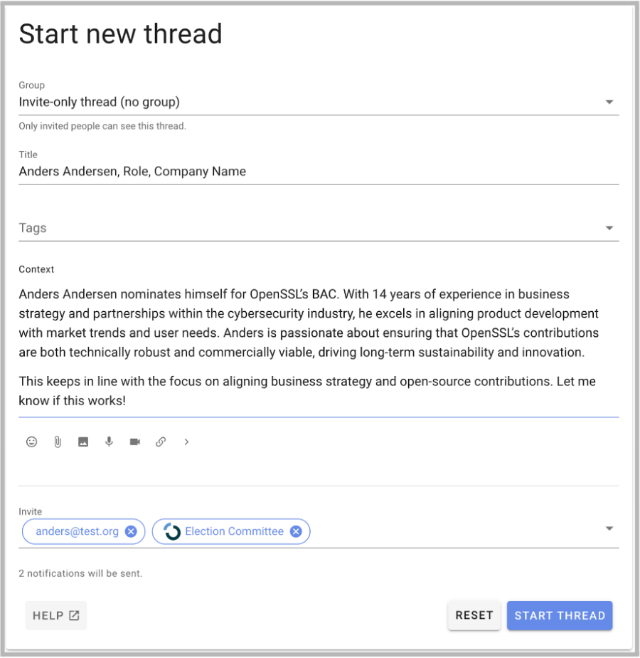 Start New Thread
