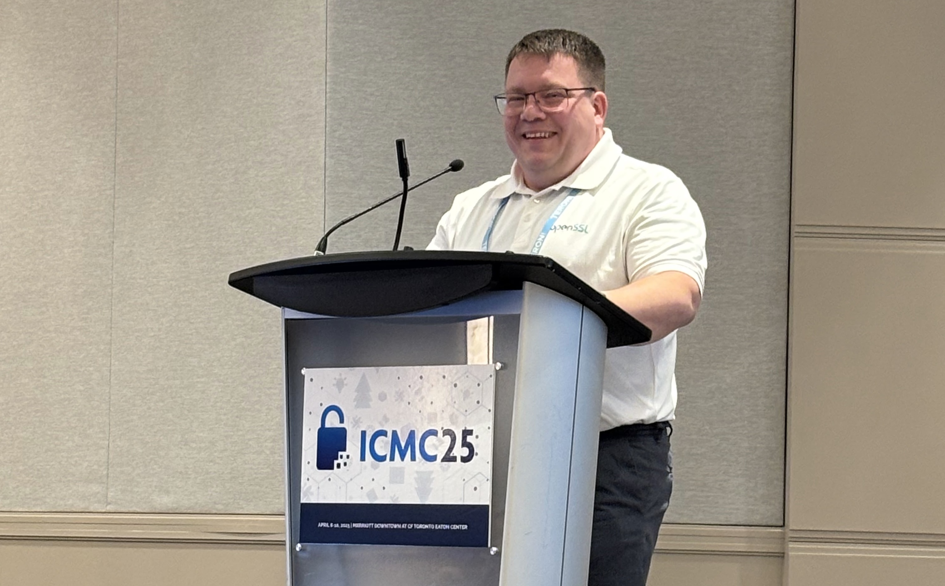 Tomas Vavra ICMC25 presenting