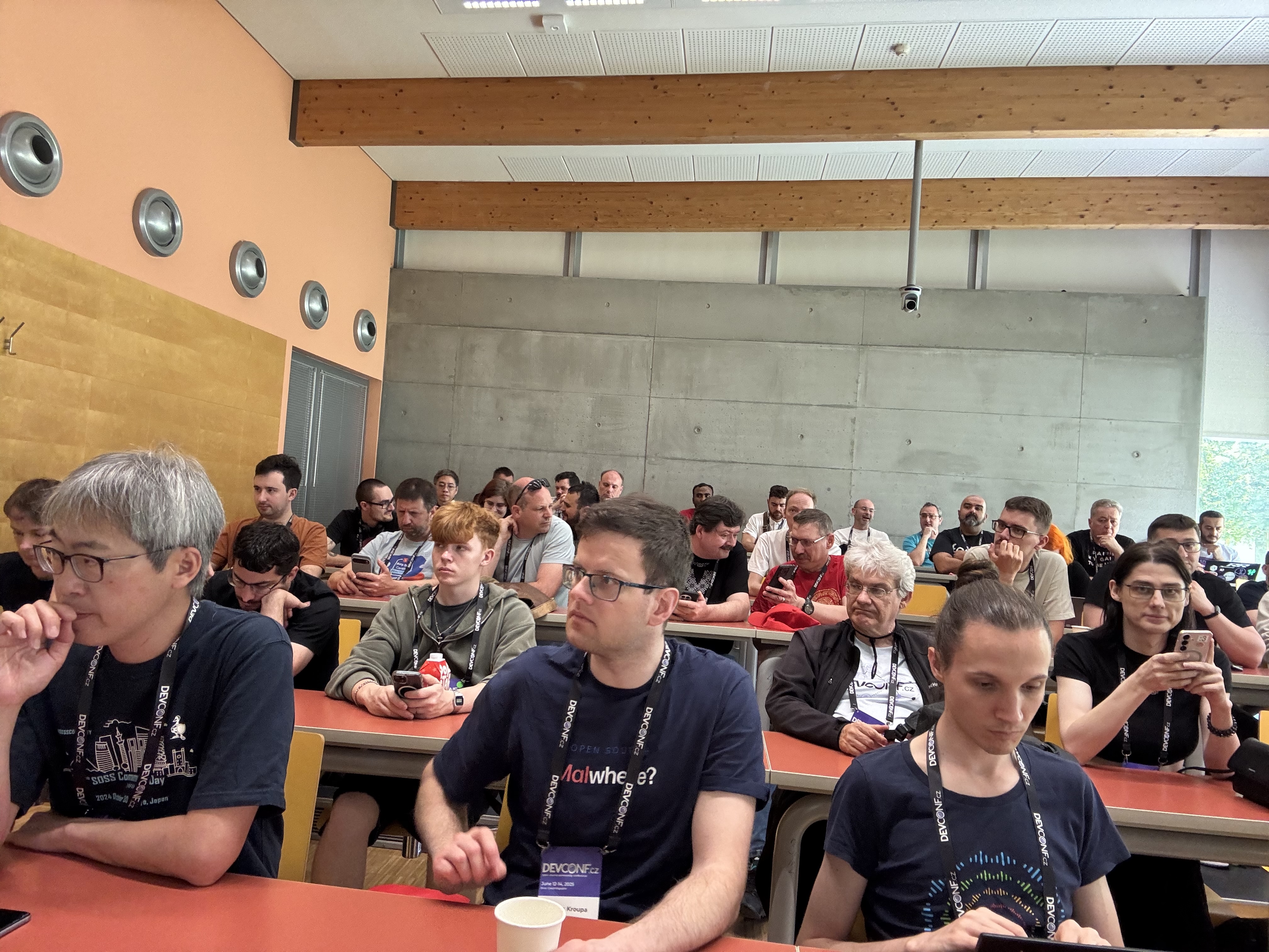 Meeting room during Tomas Vavra’s presentation